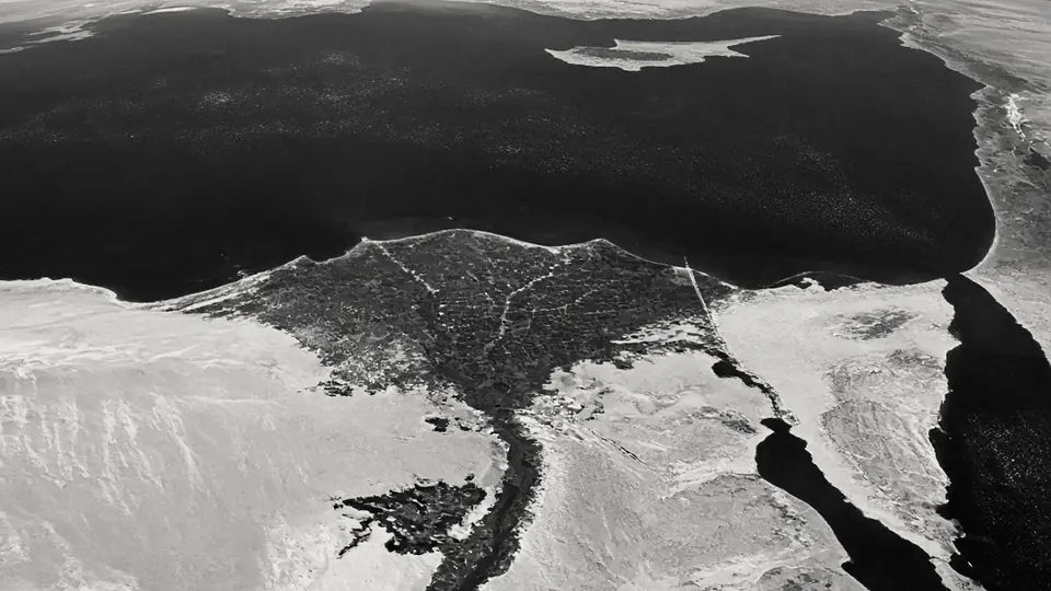 The Nile delta and Sinai Peninsula seen from orbit